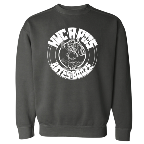 Crew Neck Sweatshirt- Dark Grey