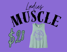 Load image into Gallery viewer, Women's Crop Muscle T
